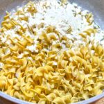 Ingredients in the saucepan