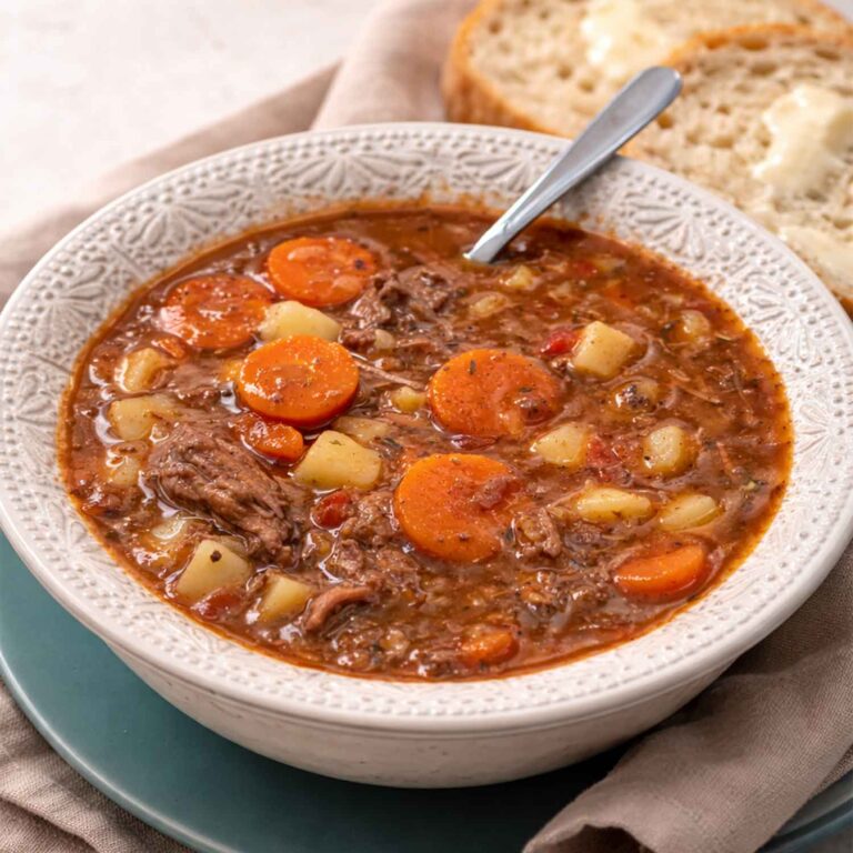 Savory Beef Stew (Pantry-Friendly Recipe, No Seasoning Packets Needed!)