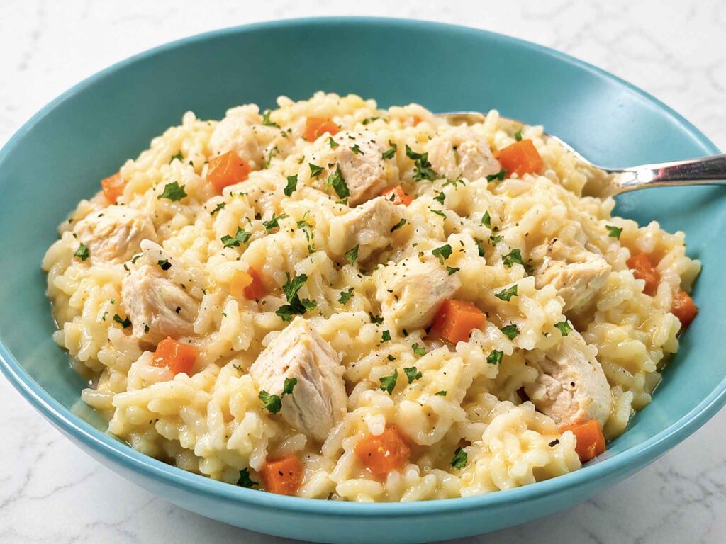 Feel Better Chicken and Rice in a Bowl