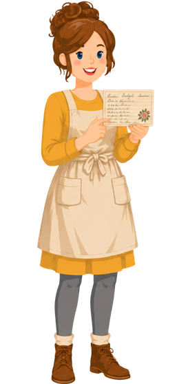 Jenny Maker with Recipe Card