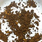 Spices mixed into oil and flour to bloom