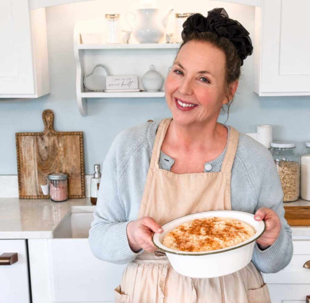 Jennifer with Rice Pudding