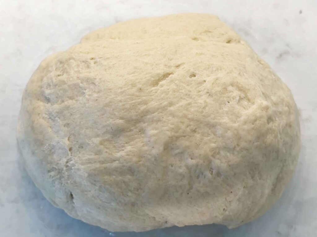 Kneaded dough that is ready