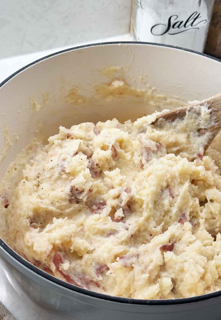 Tasting mashed potatoes