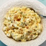 Egg salad with paprika and fresh dill