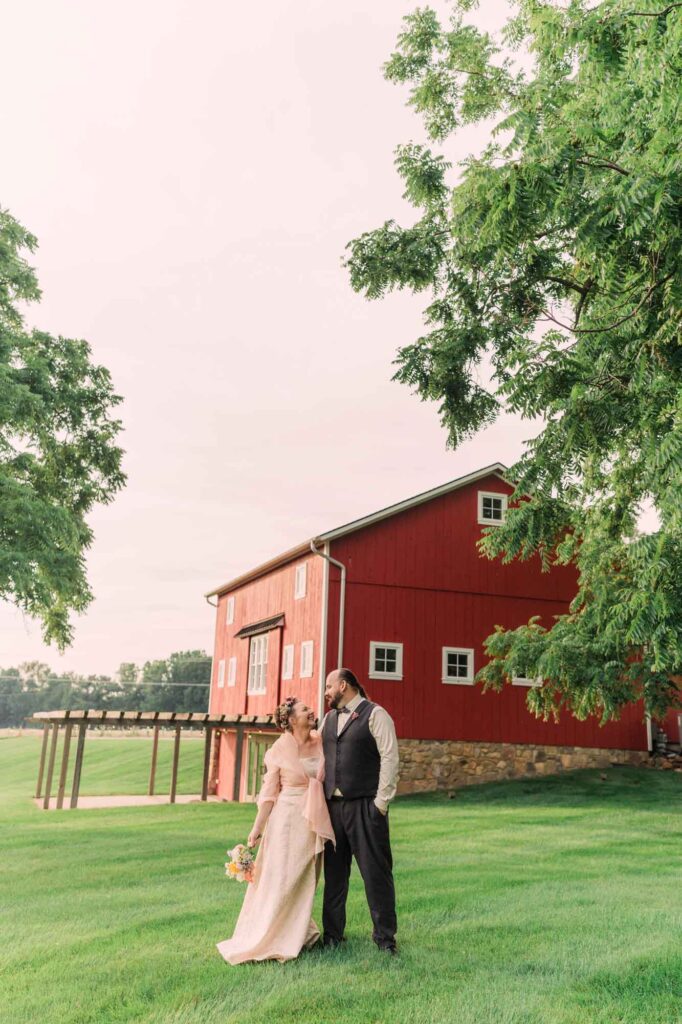 Jennifer and Greg at their wedding
