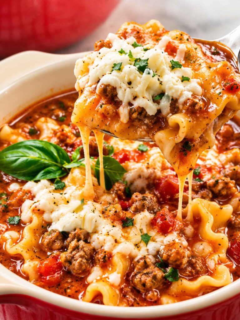 Easy Lasagna Soup (One Pot, 30 Minutes)