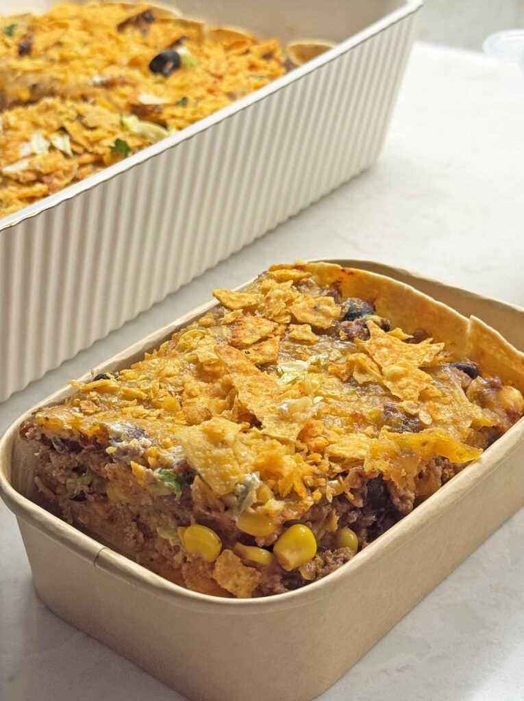 Storing warm leftovers in smaller containers